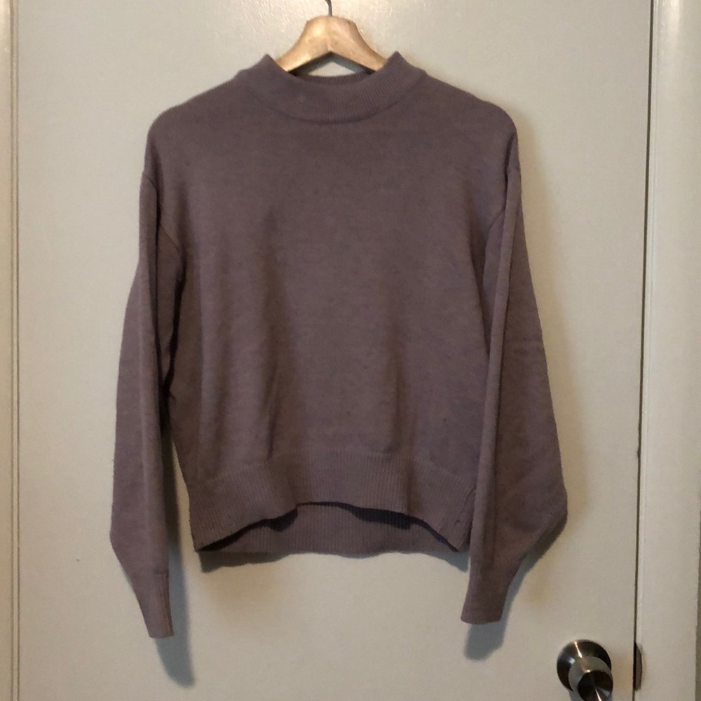 Purple Mockneck